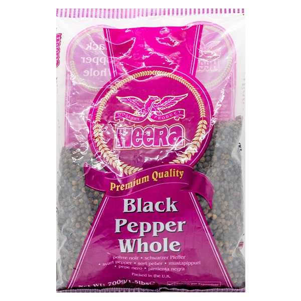 Heera Black Pepper Whole 700g @SaveCo Online Ltd