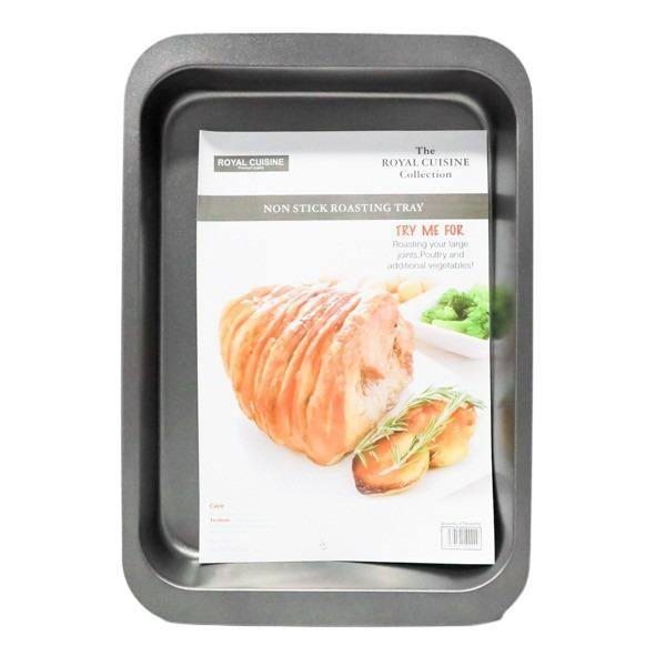 Royal Cuisine oblong non stick roasting tray SaveCo Online Ltd