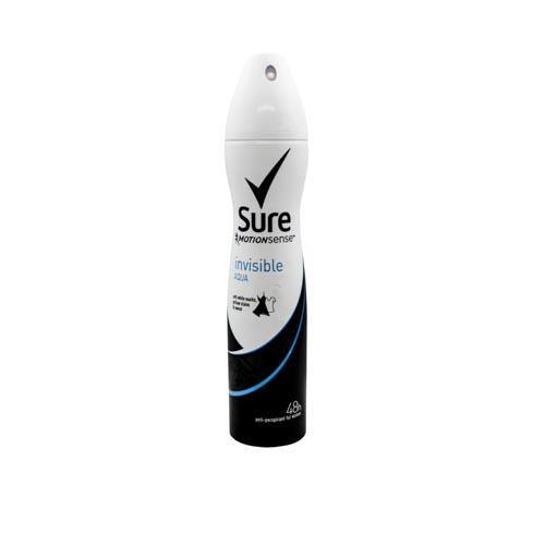 Sure antiperspirant invisible aqua dry 250ml SaveCo Online Ltd