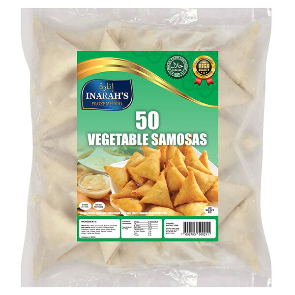 Inarahs 50 Vegetable Samosas @ SaveCo Online Ltd