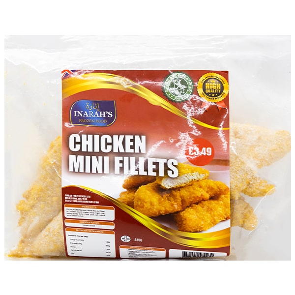 Inarah's Chicken Mini Fillets 425g @ SaveCo Online Ltd