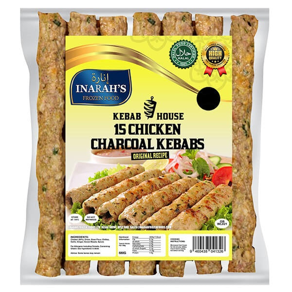 Inarahs 15 Chicken Charcoal Kebabs