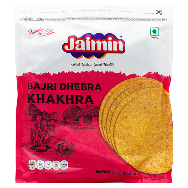 Jaimin Bajri Dhebra Khakhra 180g @ SaveCo Online Ltd