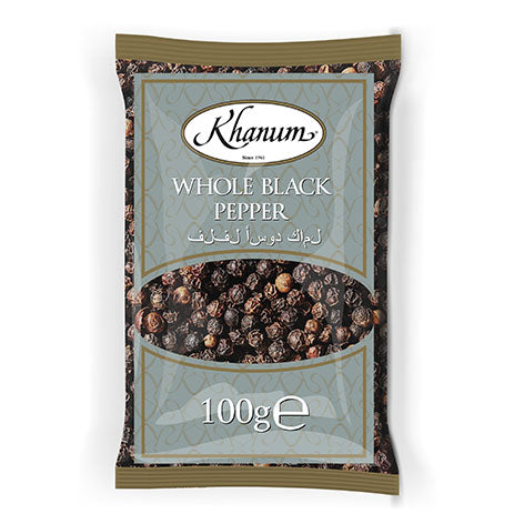 Khanum Black Pepper Whole 100g @ SaveCo Online Ltd