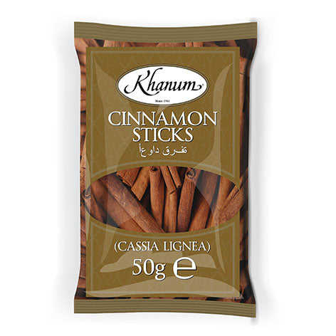 Khanum Cinnamon Sticks 50g @ SaveCo Online Ltd