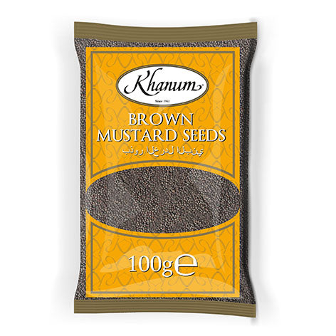 Khanum Brown Mustard Seeds 100g @ SaveCo Online Ltd