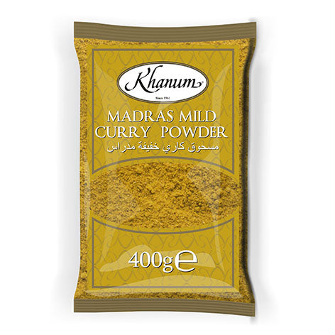 Khanum Madras Mild Curry Powder 400g @ SaveCo Online Ltd