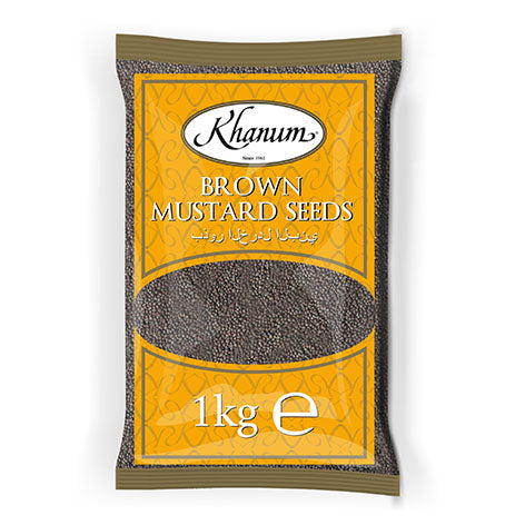 Khanum Brown Mustard Seeds 1kg @ SaveCo Online Ltd