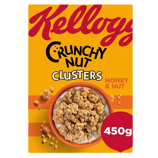 Kelloggs Crunchy Nut Clusters 450g @SaveCo Onlien Ltd