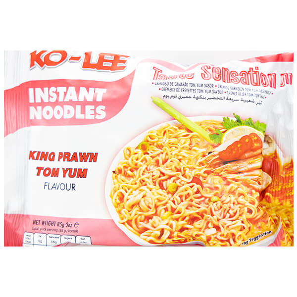 Ko-Lee Instant King Prawn Tom Yum Noodles 85g @ Saveco Online Ltd