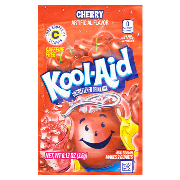 Kool-Aid Cherry Unsweetened Drink Mix 3.6g @ Saveco Online Ltd