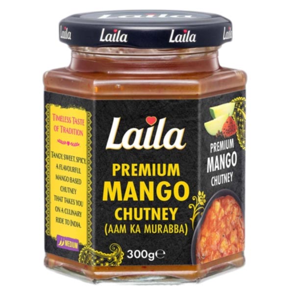 Laila Premium Mango Chutney 300g  @SaveCo Online Ltd