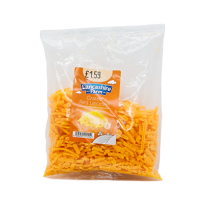 Lancashire Farm Red Leicester Grated Cheese @ SaveCo Online Ltd