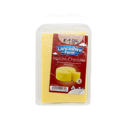 Lancashire Farm Mature Cheddar Cheese @ SaveCo Online Ltd