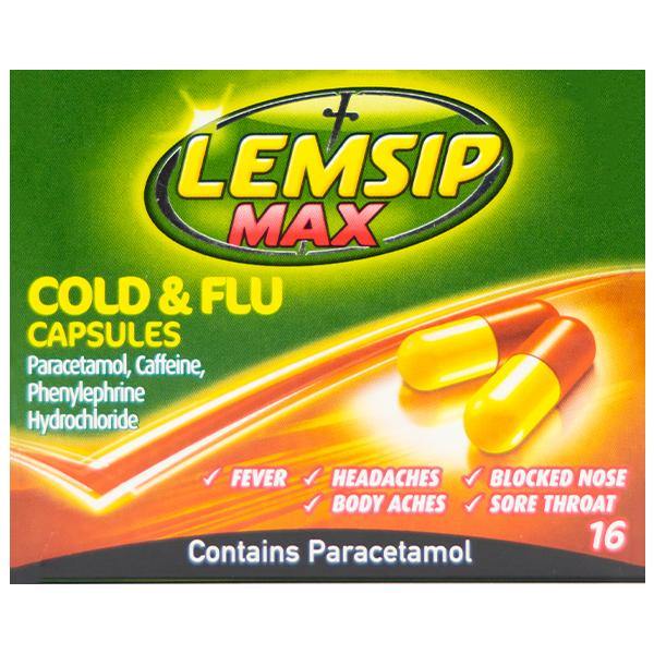 Lemsip Max Cold Capsules @ SaveCo Online Ltd