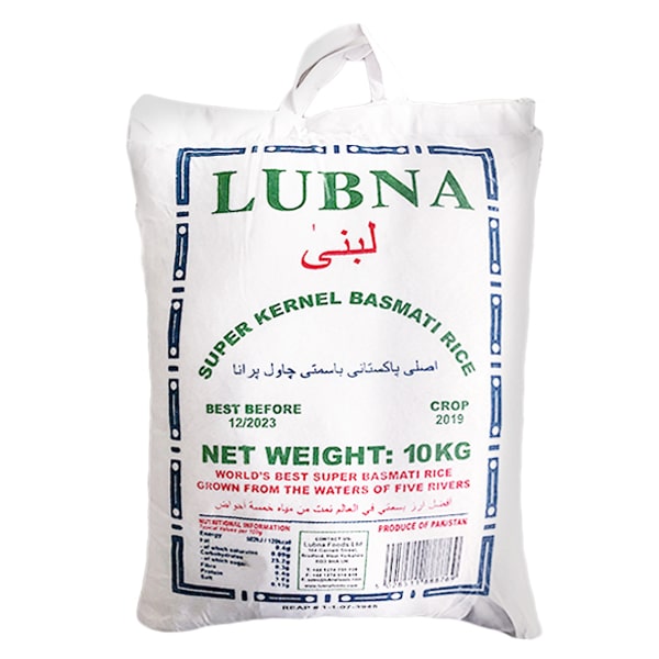 Lubna Super Kernel Basmati Rice 10kg @ SaveCo Online Ltd