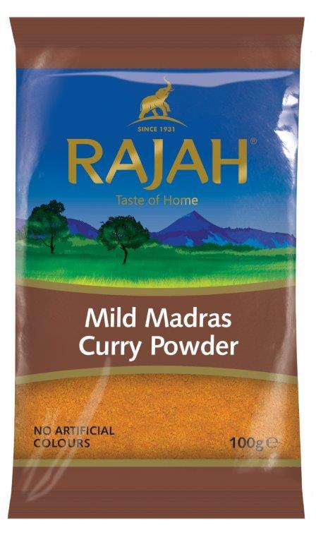 Rajah Mild Madras Curry Powder - 100g - SaveCo Cash & Carry
