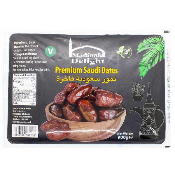 Madinah Delight Premium Saudi Dates 900g @SaveCo Online Ltd