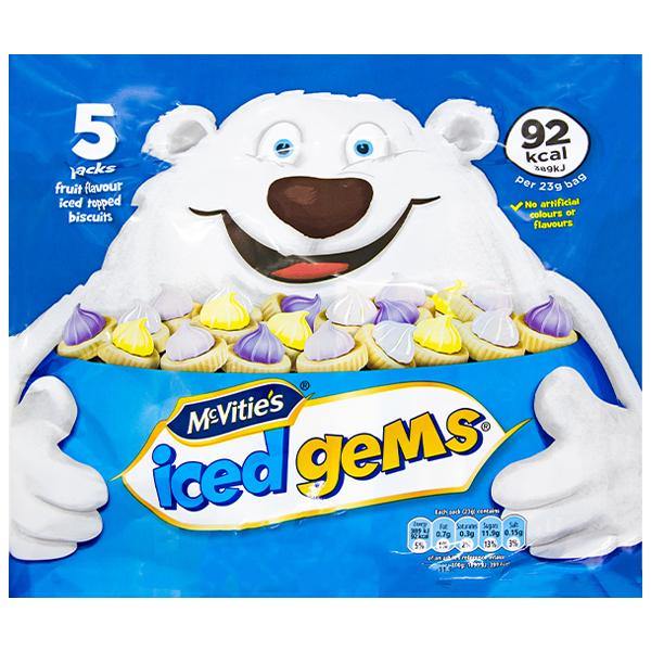 Mc Vities Iced Gems 5 Pack @  SaveCo Online Ltd