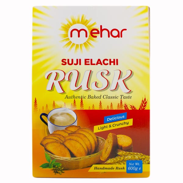 Mehar Suji Elachi Rusk 600g @SaveCo Online Ltd