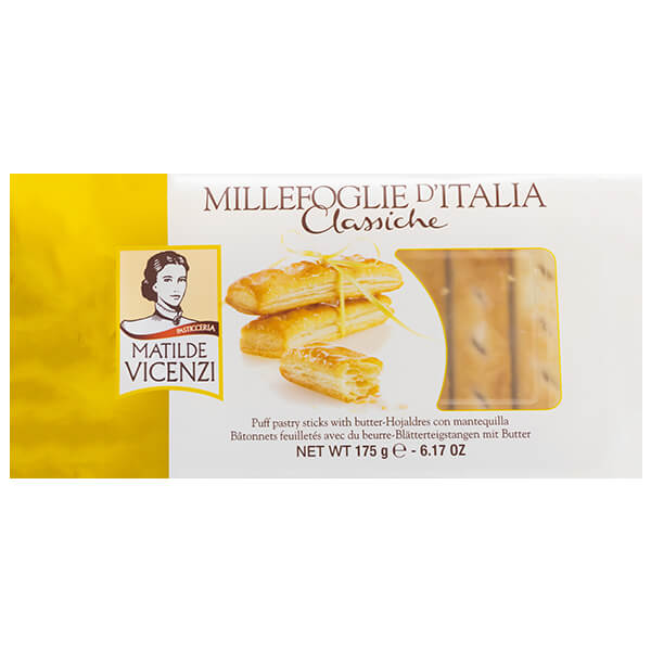 Matilde Vicenzi Millefoglie D'Italia Classiche Puff Pastry Sticks  @ SaveCo Online Ltd