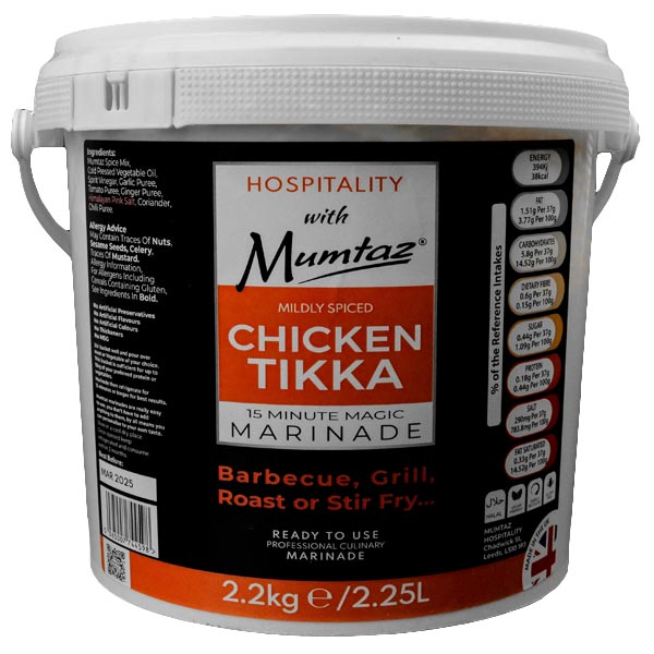 Mumtaz Chicken Tikka Marinade 2.2kg @SaveCo Online Ltd