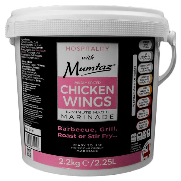 Mumtaz Chicken Wings Marinade 2.2kg @SaveCo Online Ltd