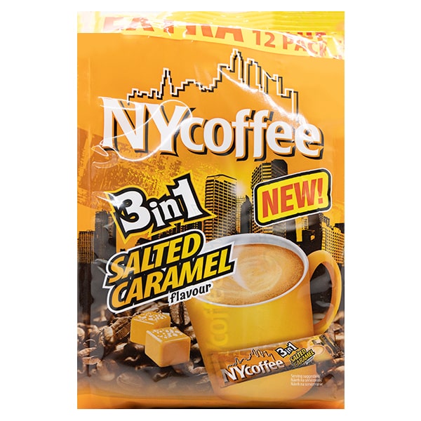 NY Coffee 3 in 1 Salted Caramel 204g @ SaveCo Online Ltd