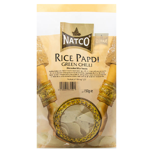 Natco Rice Papdi Green Chilli 150g @ Saveco
