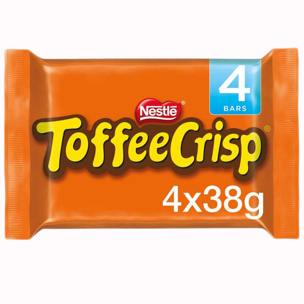 Nestlé Toffee Crisp 4 Bars 152g @SaveCo Online Ltd
