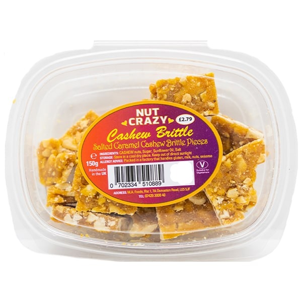 Nut Crazy Cashew Brittle 150g @ SaveCo Online Ltd