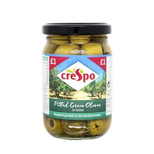 Crespo pitted green olives in brine SaveCo Online Ltd