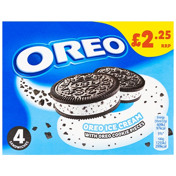 Oreo Ice Cream Sandwiches 4pck | Grocery Delivery Service | SaveCo ...