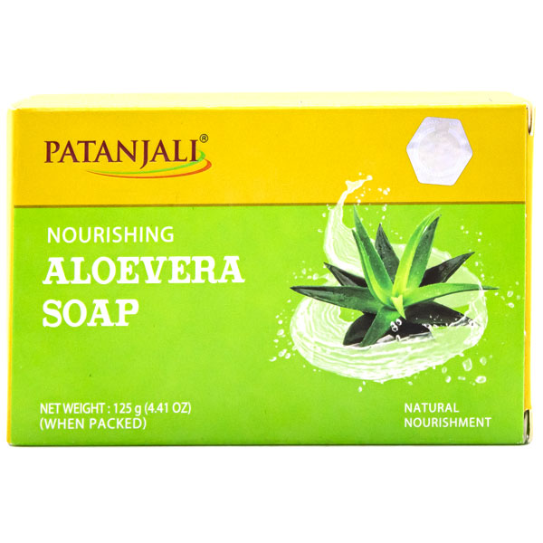 Patanjali Nourishing Aloe Vera Soap 125g Indian Grocery Service