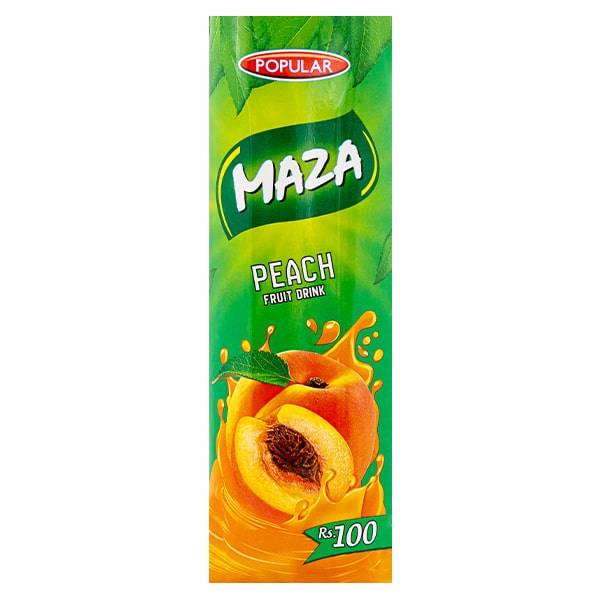 Popular Maza Peach Fruit Drink (1L) @ SaveCo Online Ltd