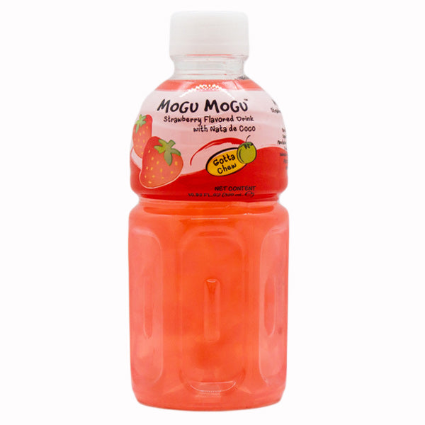 Mogu Mogu Strawberry Flavored Drink 320ml  @SaveC0 Online Ltd