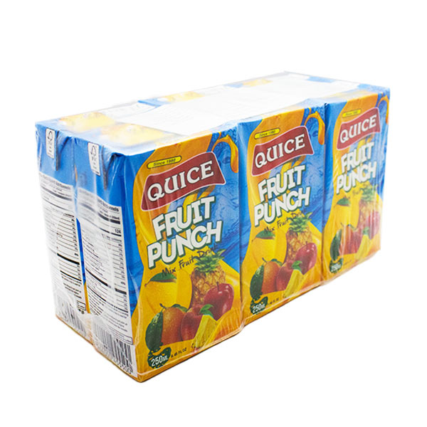 Quice Fruit Punch Mix Fruit Drink 6x250ml