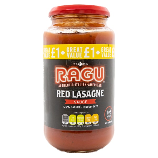 Ragu Red lasagne@SaveCo Online Ltd