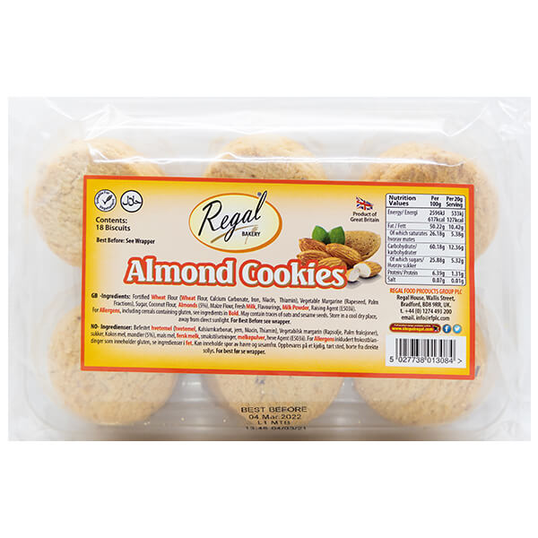 Regal Almond Cookies - 18pc @ SaveCo Online Ltd