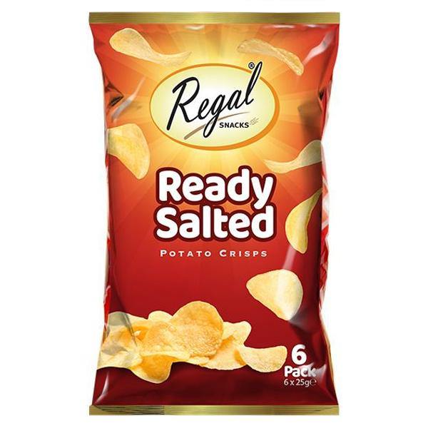 Regal Ready Salted Pack 6x25g SaveCo Online Ltd