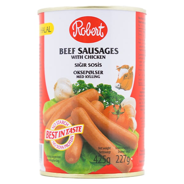Robert Beef Sausages With Chicken @ SaveCo Online Ltd