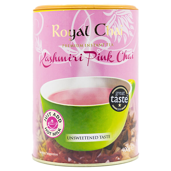 Royal Chai Kashmiri Pink Chai Unsweetened Tub @ SaveCo Online Ltd