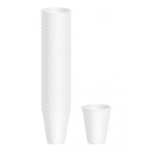 Plain white polystyrene cups 7oz- 25pk SaveCo Online Ltd