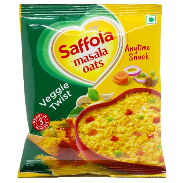 Saffola Veggies Twist Masala Oats 38g @SaveCo Online Ltd