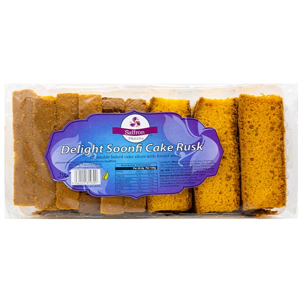 Saffron Delight Soonfi Cake Rusk - 12pc @ SaveCo Online Ltd