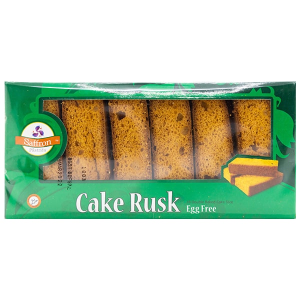 Saffron Egg Free Cake Rusk - 18pc @ SaveCo Online Ltd