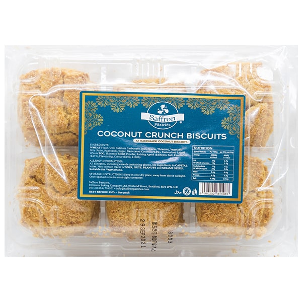 Saffron Coconut Crunch Biscuits @SaveCo Online Ltd
