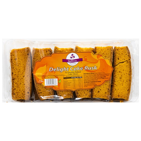 Saffron Delight Cake Rusk - 12pc @ SaveCo Online Ltd