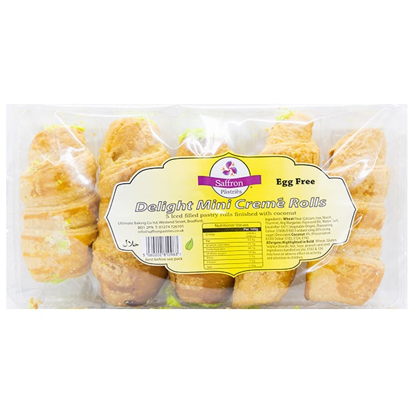 Saffron Egg Free Delights Mini Creme Rolls @ SaveCo Online Ltd