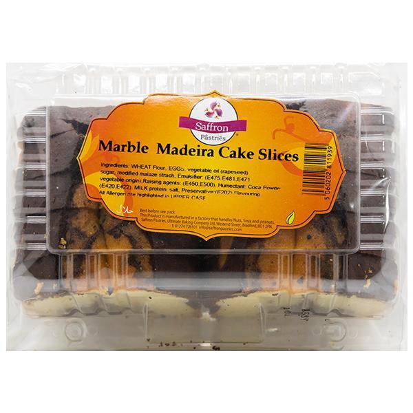 Saffron Marble Madeira Cake Slices @ SaveCo Online Ltd